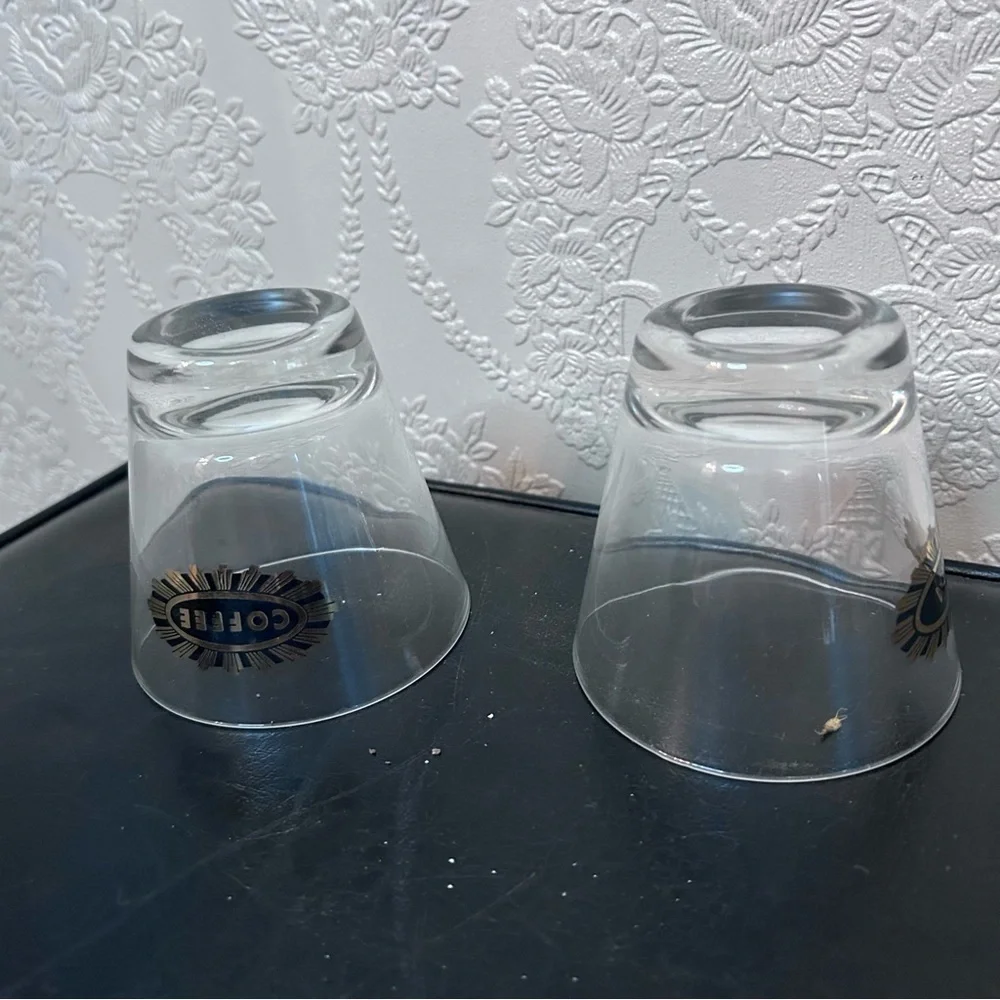 MCM barware coffee tea serve-ware good condition pair